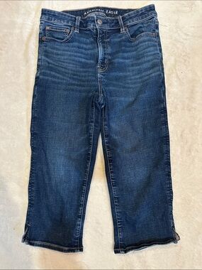 American Eagle Next Level Denim Capri Jeans 10 long